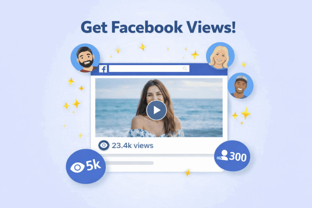get facebook views